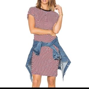 Rag & Bone Racer Dyrip T-Shirt Dress Small